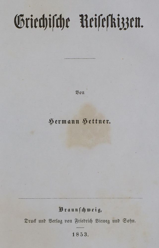 Große Abbildung Nr.1: 128-2526 Hettner,H.: (Verschiedene Länder - Varia, Griechenland)