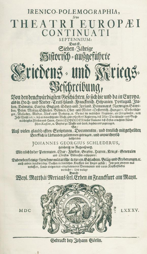 Große Abbildung Nr.2: 128-2555 Merian,M.: (Verschiedene Länder - Geschichte)