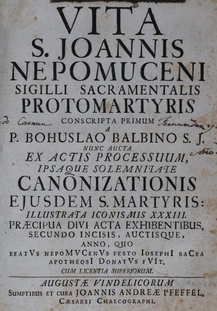 Große Abbildung Nr.1: 128-256 Balbinus,B.: (Alte Drucke, Handschriften und Theologie)