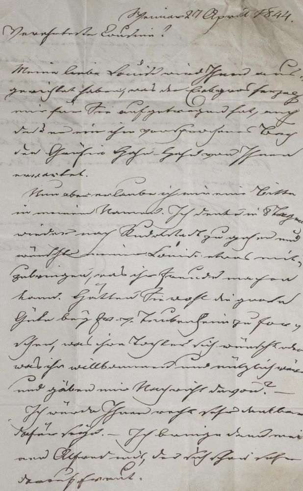 Große Abbildung Nr.1: 128-2624 Conta, Karl Friedrich Christian Anton von,: (Autographen)