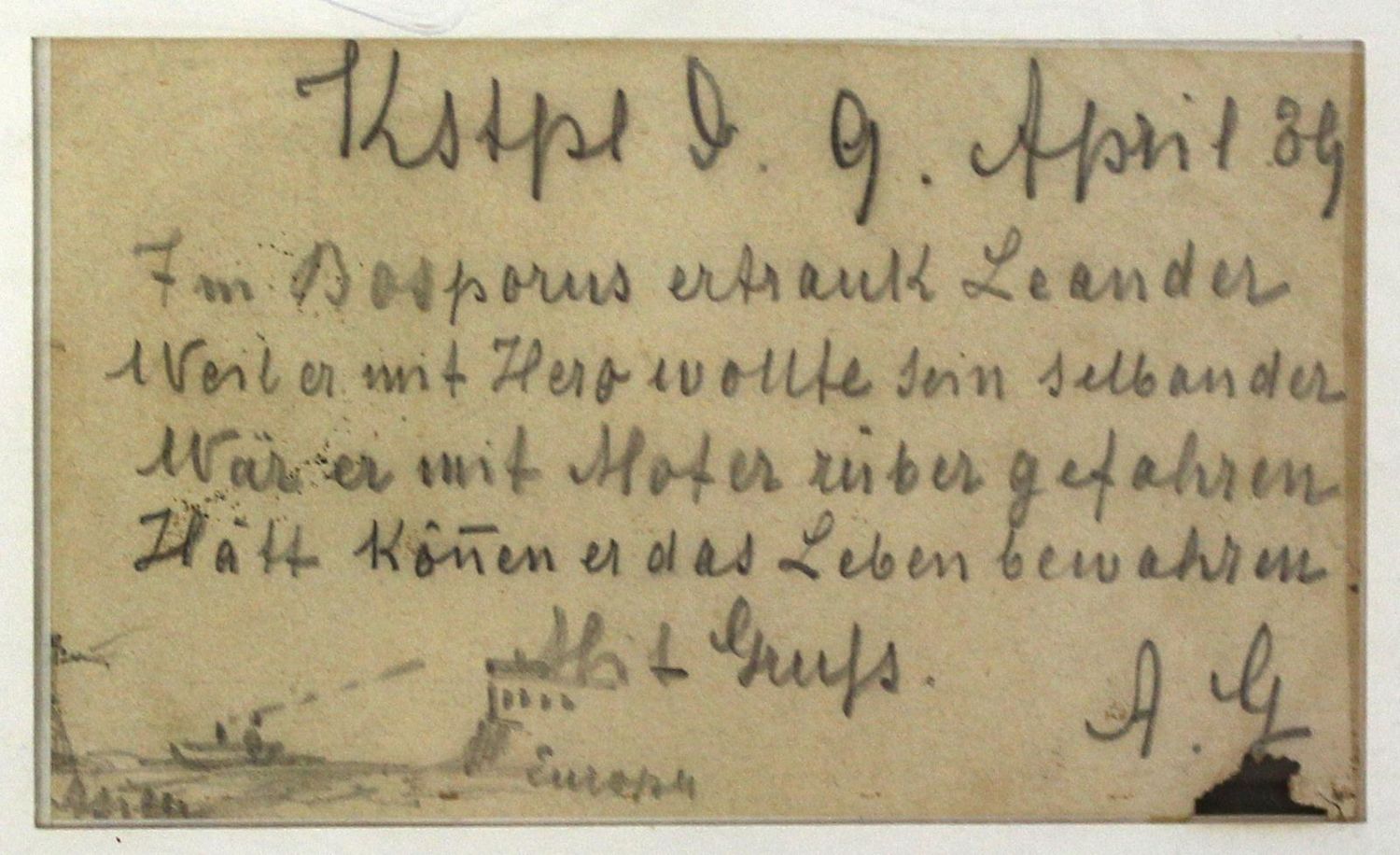 Große Abbildung Nr.2: 128-2627 Daimler, Gottlieb,: (Autographen)