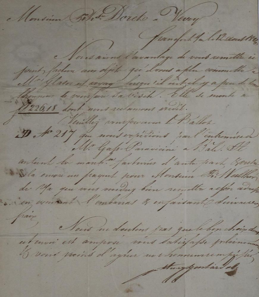 Große Abbildung Nr.1: 128-2631 Gontard, Henry,: (Autographen)