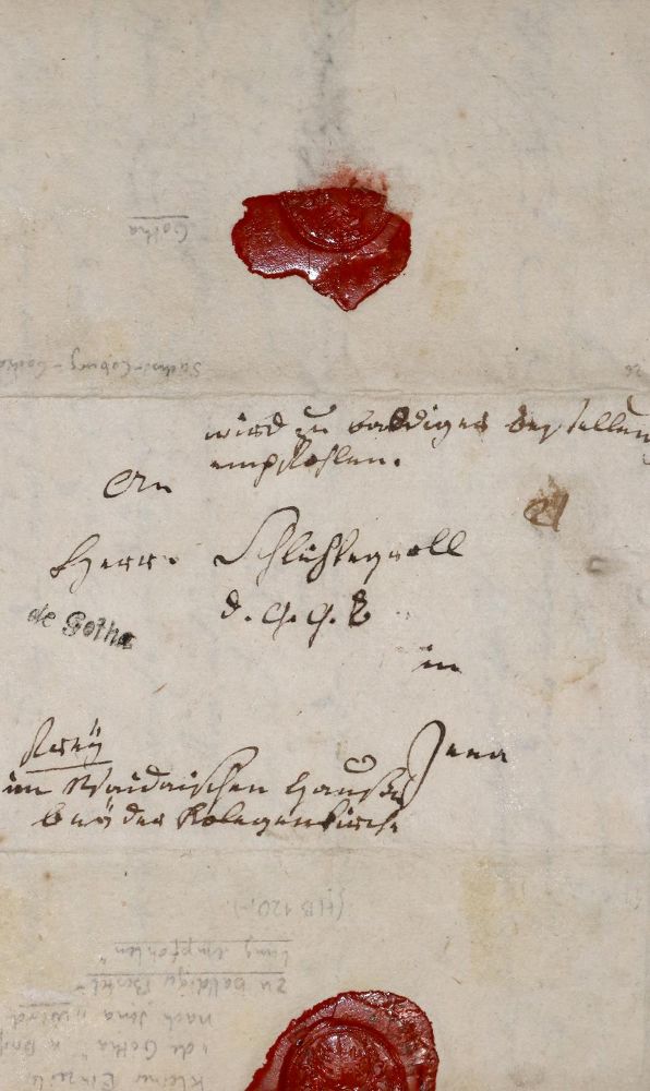 Große Abbildung Nr.1: 128-2649 Schlichtegroll, Auguste Angelica: (Autographen)