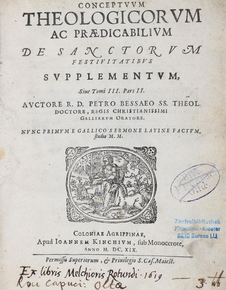 Große Abbildung Nr.1: 128-267 Besse,P.de.: (Alte Drucke, Handschriften und Theologie)