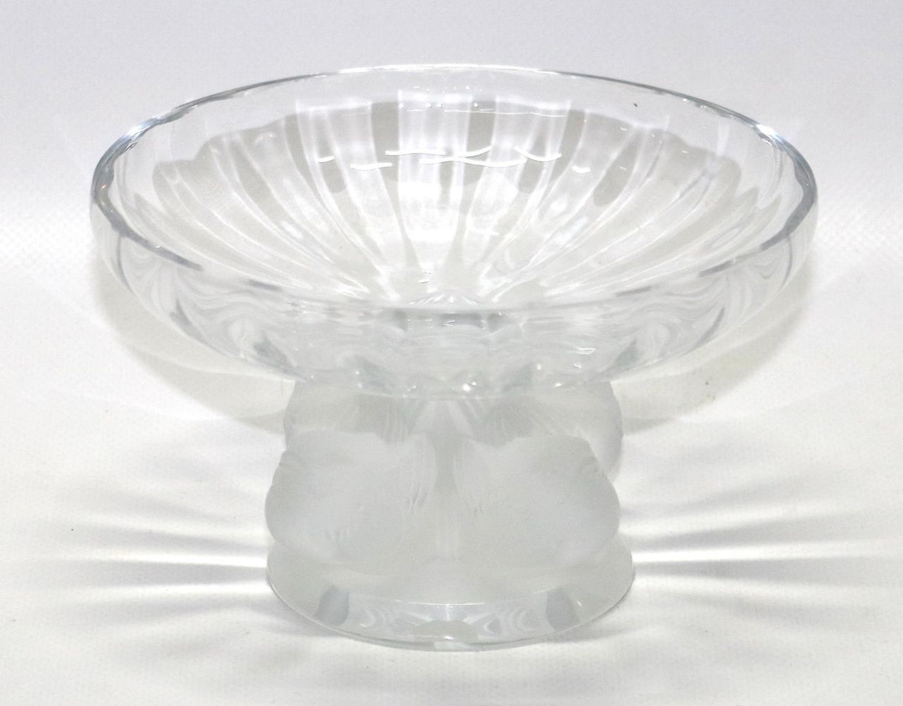 Große Abbildung Nr.1: 128-2670 Lalique Nogent Vogelschale.: (Varia, Glas)