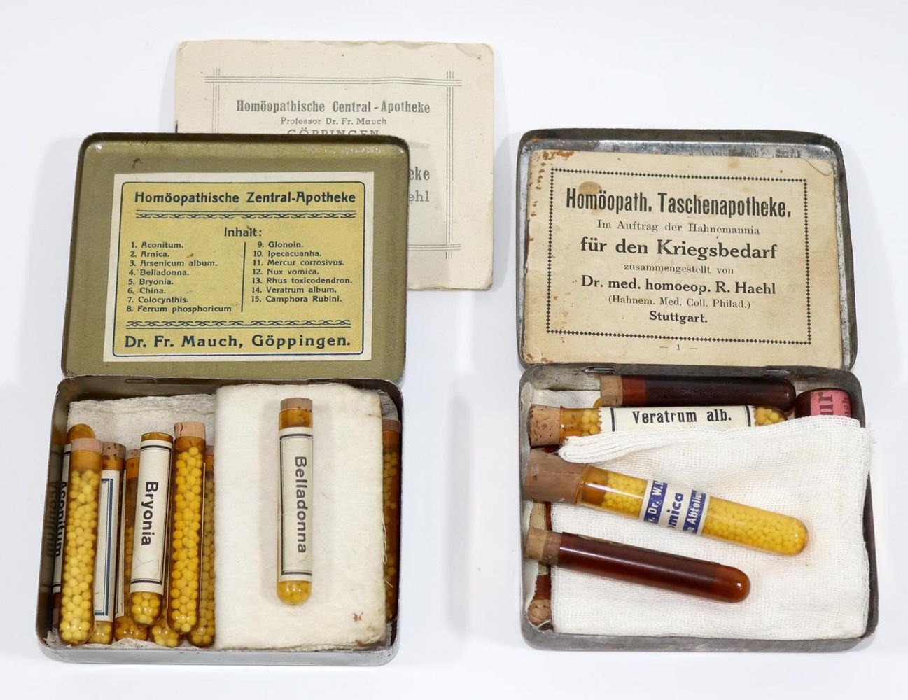 Große Abbildung Nr.2: 128-2674 Homöopathische Taschenapotheken: (Varia)