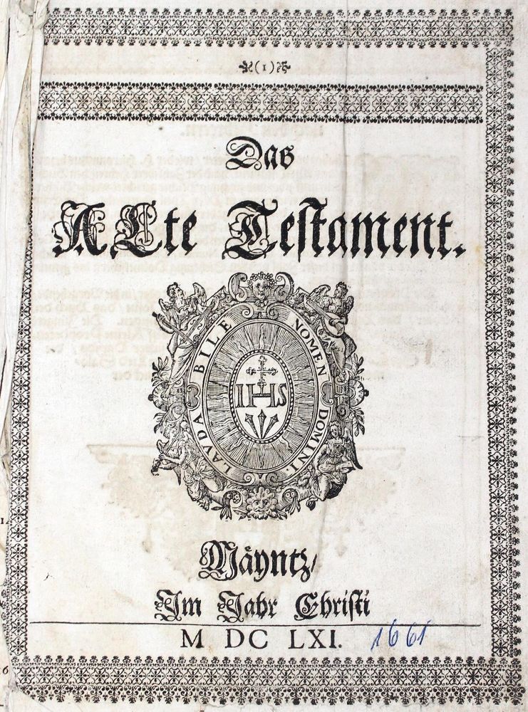 Große Abbildung Nr.1: 128-268 Biblia germanica.: (Bibeln)