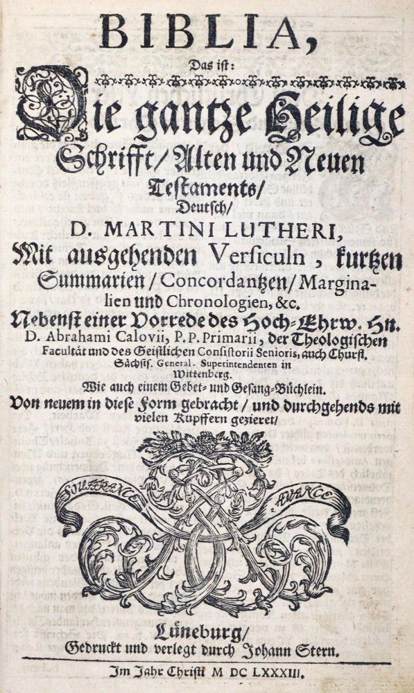Große Abbildung Nr.1: 128-270 Biblia germanica.: (Bibeln)