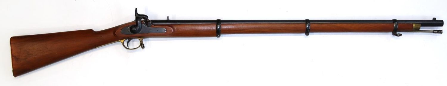 Große Abbildung Nr.1: 128-2732 Vorderlader, Perkussionsgewehr.: (Varia, Waffen)