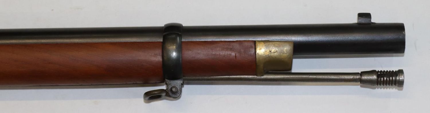 Große Abbildung Nr.4: 128-2732 Vorderlader, Perkussionsgewehr.: (Varia, Waffen)