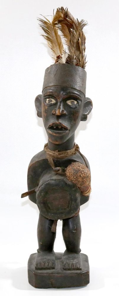 Große Abbildung Nr.1: 128-2738 Nkisi, Nkonde Zauberfigur.: (Afrika, Figuren)