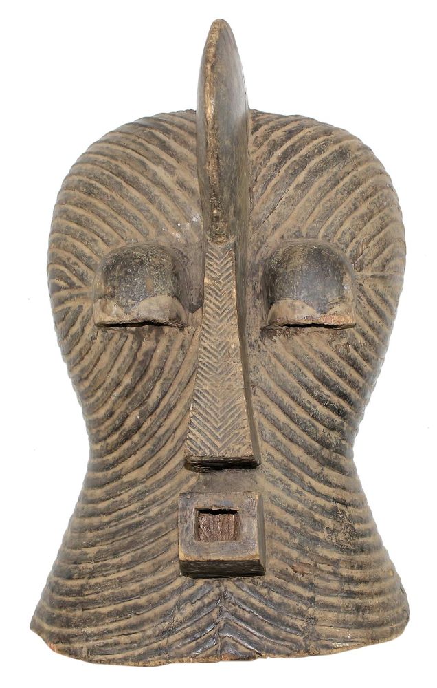 Große Abbildung Nr.1: 128-2775 Songye Kifwebe.: (Afrika, Sammlung Wolfgang Nerlich, Masken)