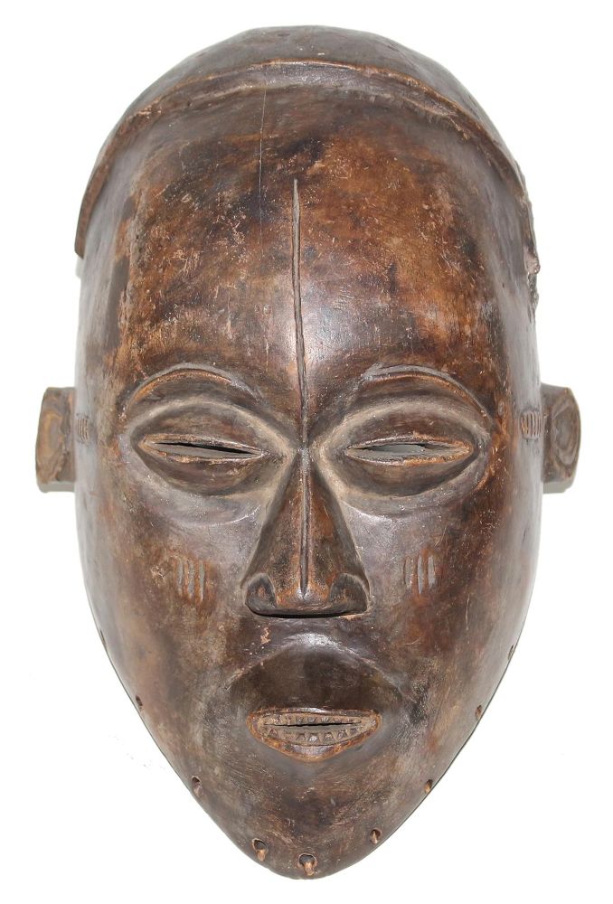 Große Abbildung Nr.1: 128-2779 Tschokwe große alte: (Afrika, Sammlung Wolfgang Nerlich, Masken)