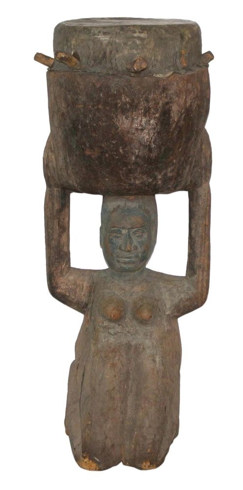 Große Abbildung Nr.1: 128-2786 Yoruba Nigeria.: (Afrika, Sammlung Wolfgang Nerlich, Trommeln)