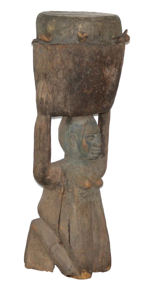 Große Abbildung Nr.2: 128-2786 Yoruba Nigeria.: (Afrika, Sammlung Wolfgang Nerlich, Trommeln)
