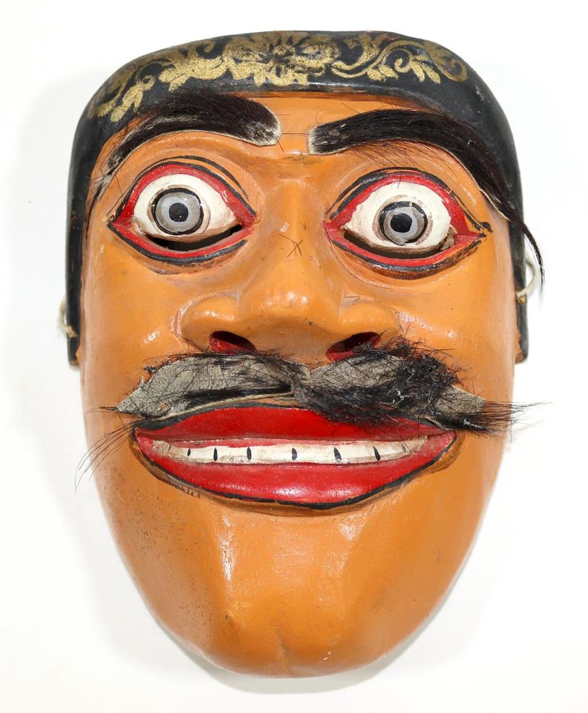 Große Abbildung Nr.1: 128-2811 Maske Indonesien.: (Asiatika)