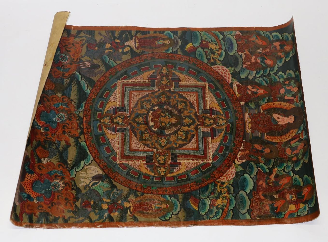 Große Abbildung Nr.2: 128-2815 Thangka.: (Asiatika)