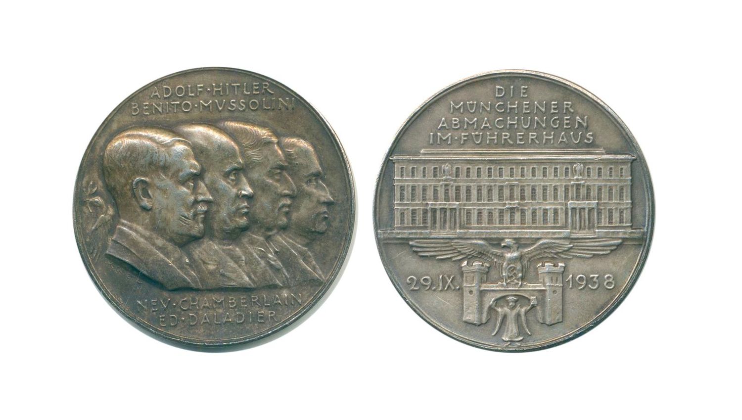 Große Abbildung Nr.1: 128-2854 Münchner Abkommen.: (Münzen und Medaillen, Silber)
