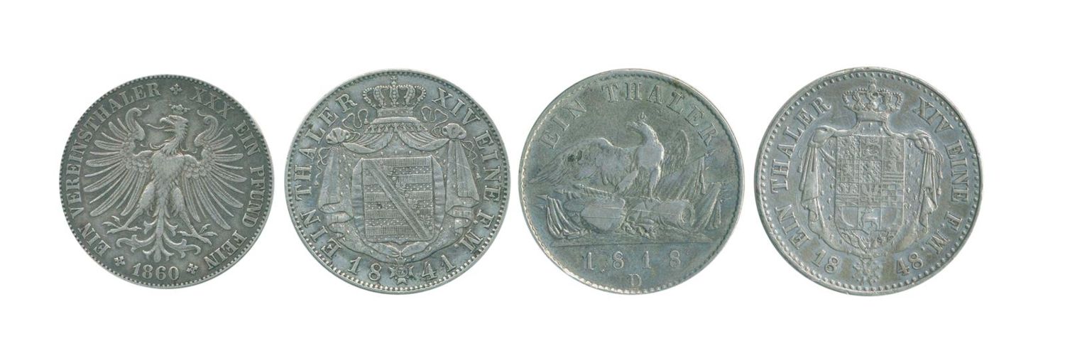 Große Abbildung Nr.1: 128-2861 Taler- Thalersammlung.: (Münzen und Medaillen, Silber)