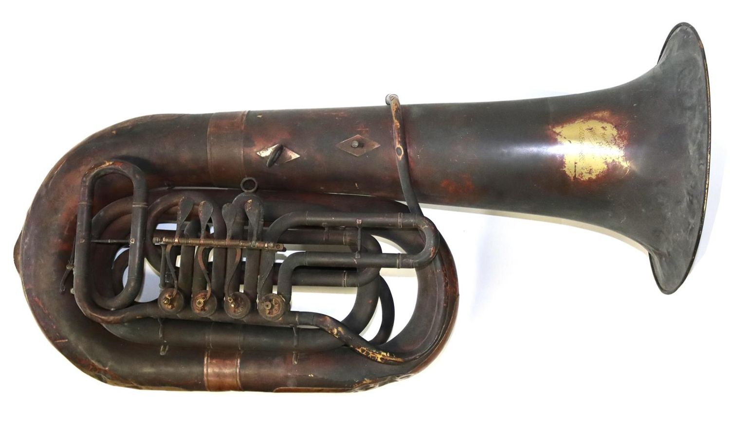 Große Abbildung Nr.1: 128-2863 Albin Feiler Tuba.: (Musikinstrumente)