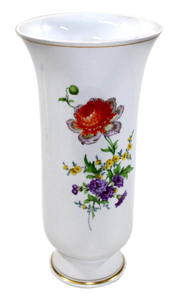 Große Abbildung Nr.1: 128-2880 Meissen Trichtervase.: (Porzellan u. Keramik, Meissen)