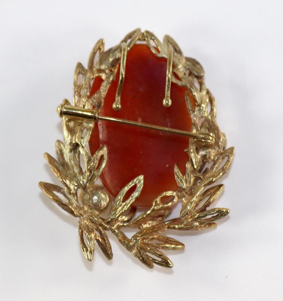 Große Abbildung Nr.2: 128-2900 Muschelgemme, Broschhänger.: (Schmuck, Anhänger)