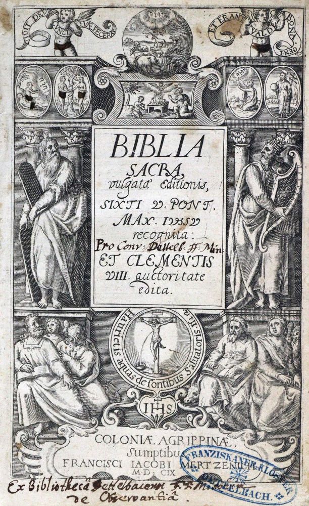 Große Abbildung Nr.1: 128-291 Biblia latina.: (Bibeln)