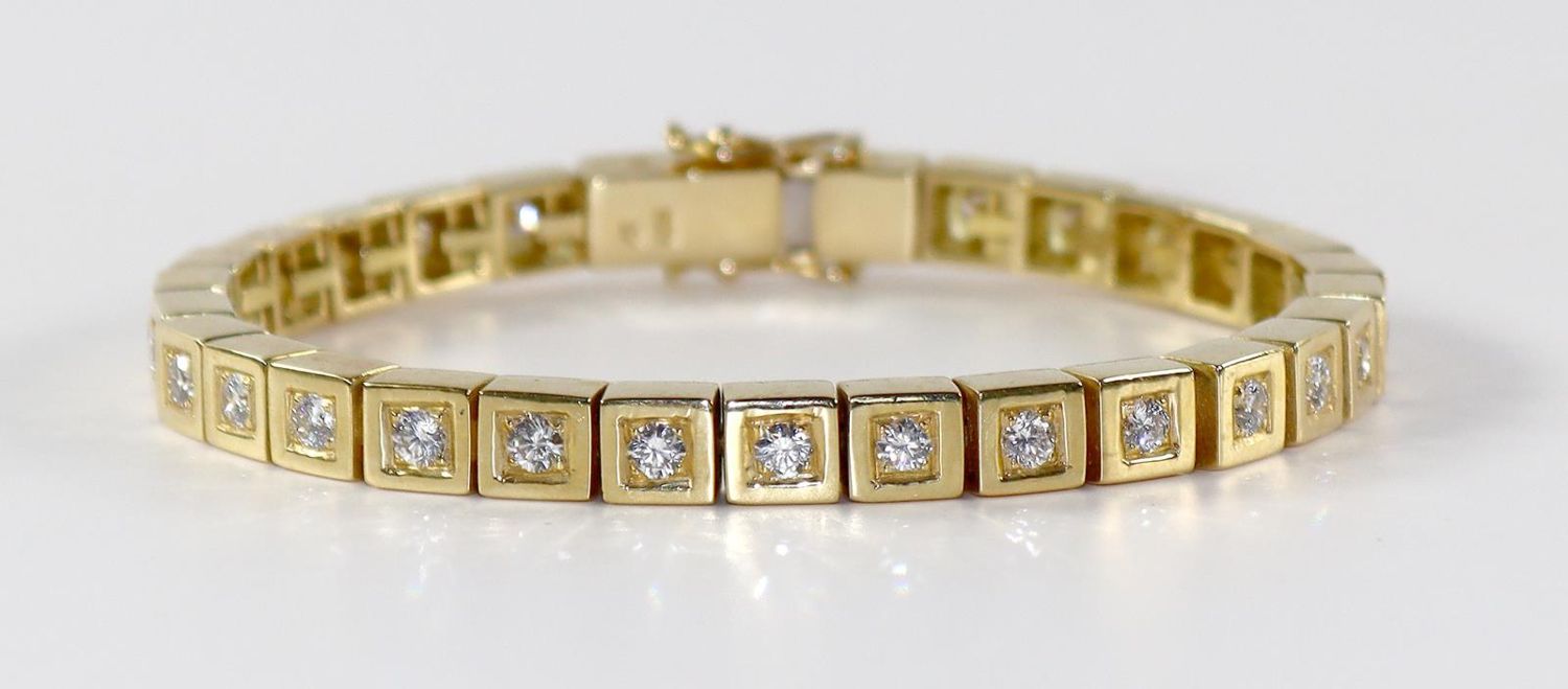 Große Abbildung Nr.2: 128-2916 Riviereband: (Schmuck, Armbänder)