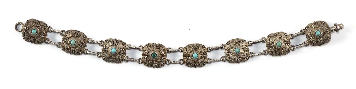 Große Abbildung Nr.1: 128-2922 Armband 925 Sterling Silber: (Schmuck, Armbänder, Theodor Fahrner)