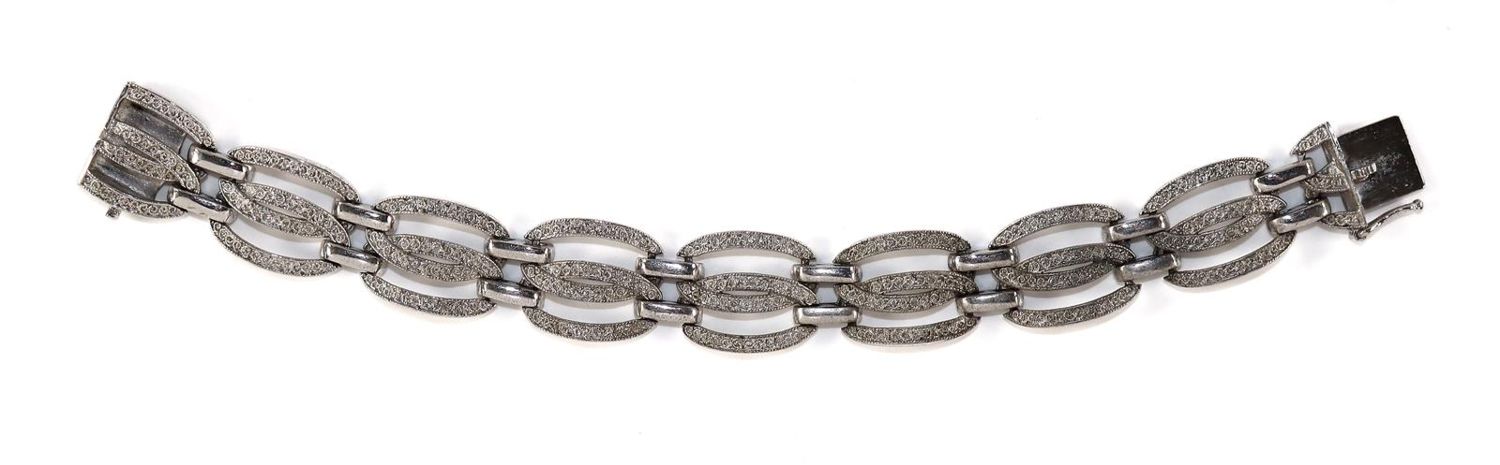 Große Abbildung Nr.1: 128-2923 Armband 925 Sterling Silber: (Schmuck, Armbänder, Theodor Fahrner)