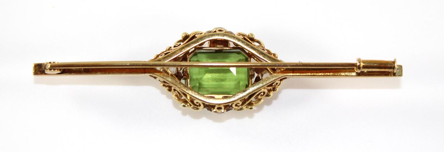 Große Abbildung Nr.2: 128-2931 Art Déco Brosche: (Schmuck, Broschen)