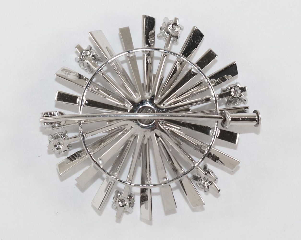 Große Abbildung Nr.3: 128-2938 Diamant-Brosche.: (Schmuck, Broschen)