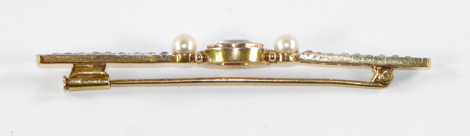 Große Abbildung Nr.2: 128-2939 Diamant-Brosche.: (Schmuck, Broschen)