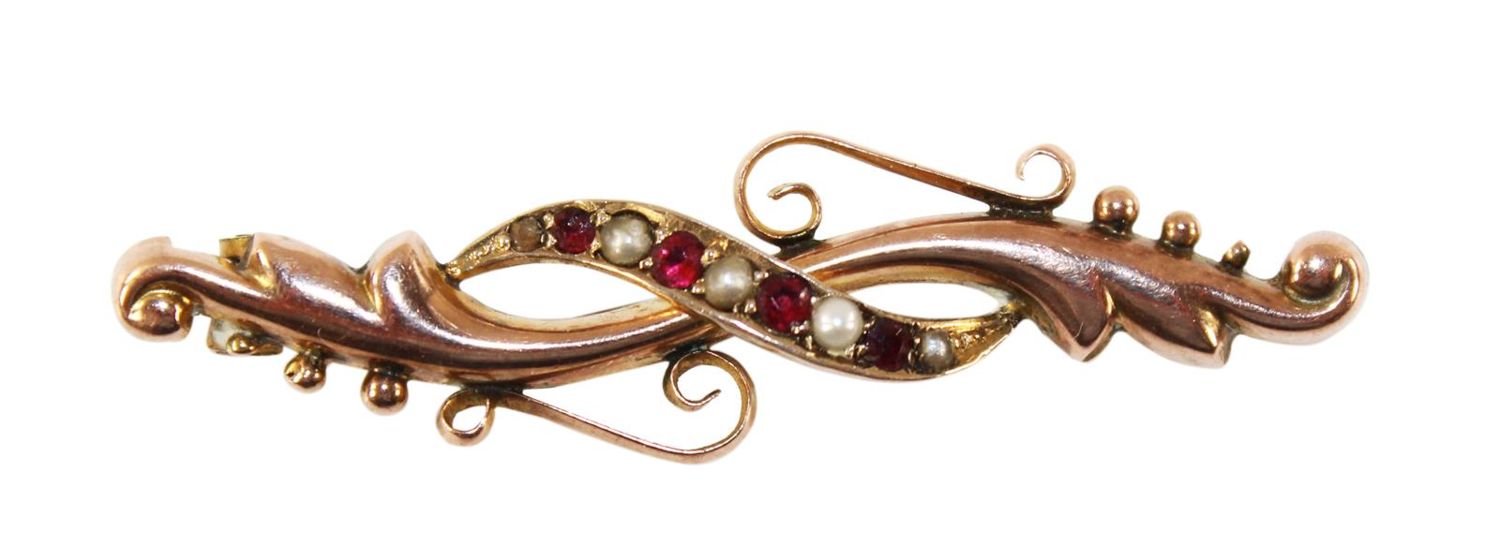 Große Abbildung Nr.1: 128-2947 Jugendstilbrosche England: (Schmuck, Broschen)