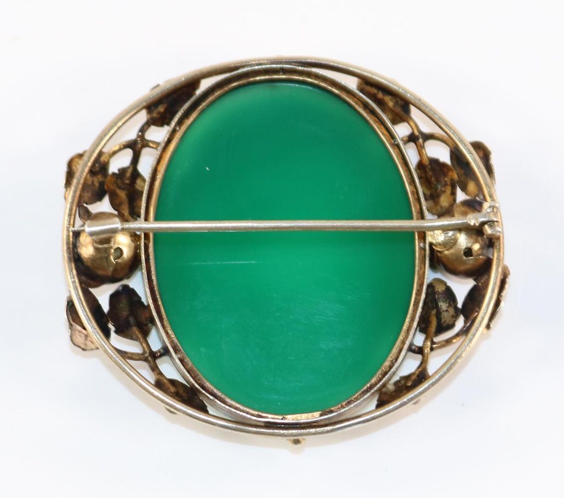 Große Abbildung Nr.2: 128-2950 Prachtbrosche 830 Silber.: (Schmuck, Broschen)