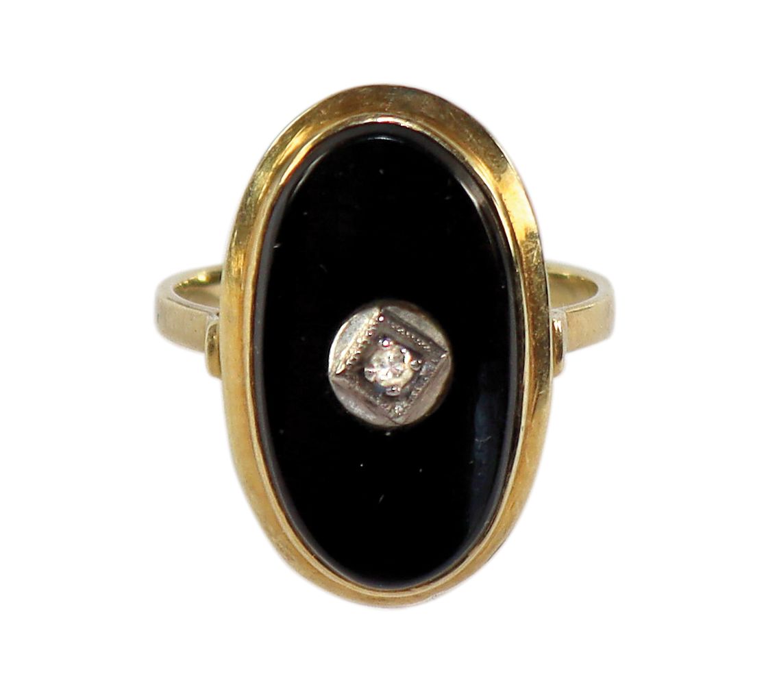 Große Abbildung Nr.1: 128-3021 Art Déco Ring.: (Schmuck, Ringe)