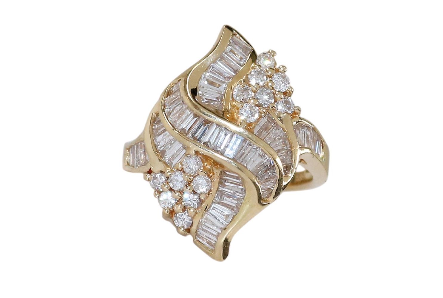 Große Abbildung Nr.1: 128-3029 Diamant-Ring.: (Schmuck, Ringe)