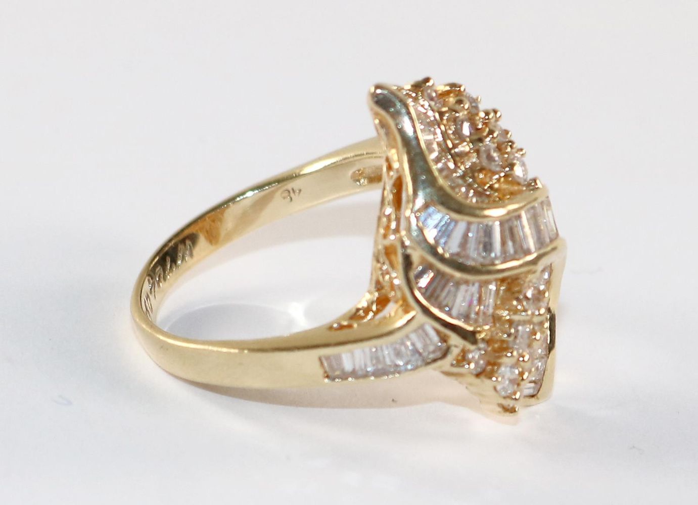 Große Abbildung Nr.2: 128-3029 Diamant-Ring.: (Schmuck, Ringe)