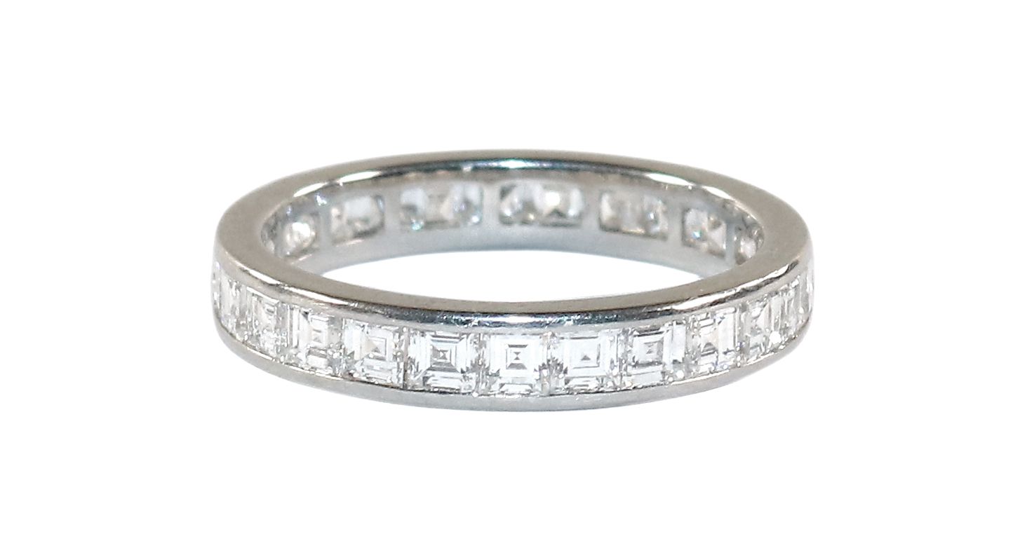 Große Abbildung Nr.1: 128-3037 Platin Memoire Ring.: (Schmuck, Ringe)
