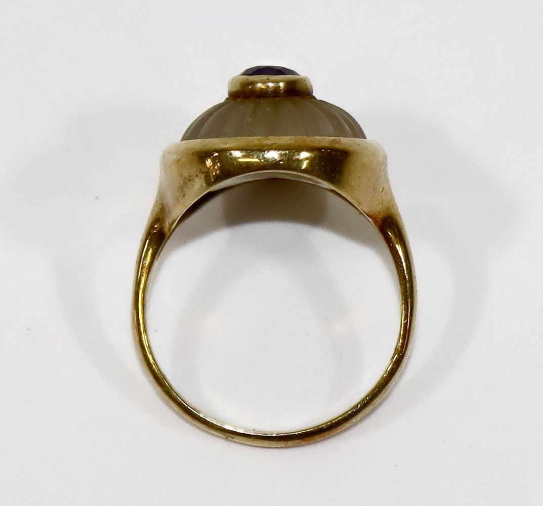 Große Abbildung Nr.2: 128-3040 Ring Bergkristall Amethyst.: (Schmuck, Ringe)