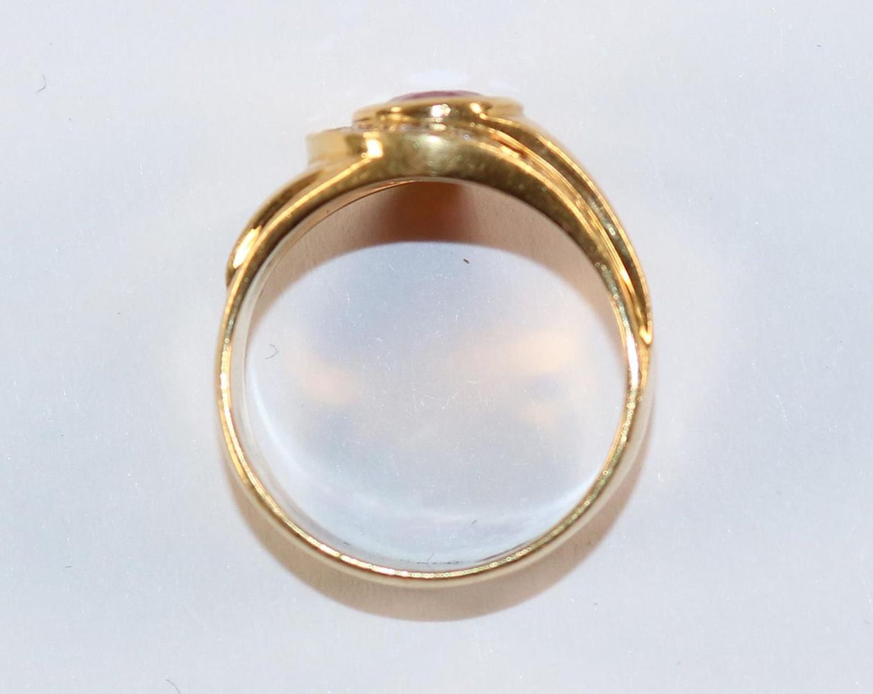 Große Abbildung Nr.3: 128-3042 Rubin Ring.: (Schmuck, Ringe)