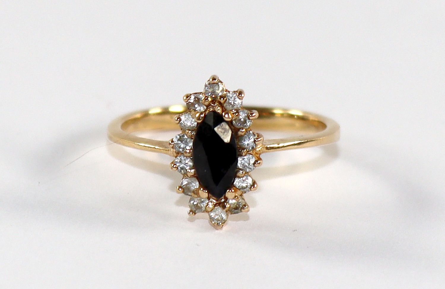 Große Abbildung Nr.1: 128-3043 Saphirring.: (Schmuck, Ringe)