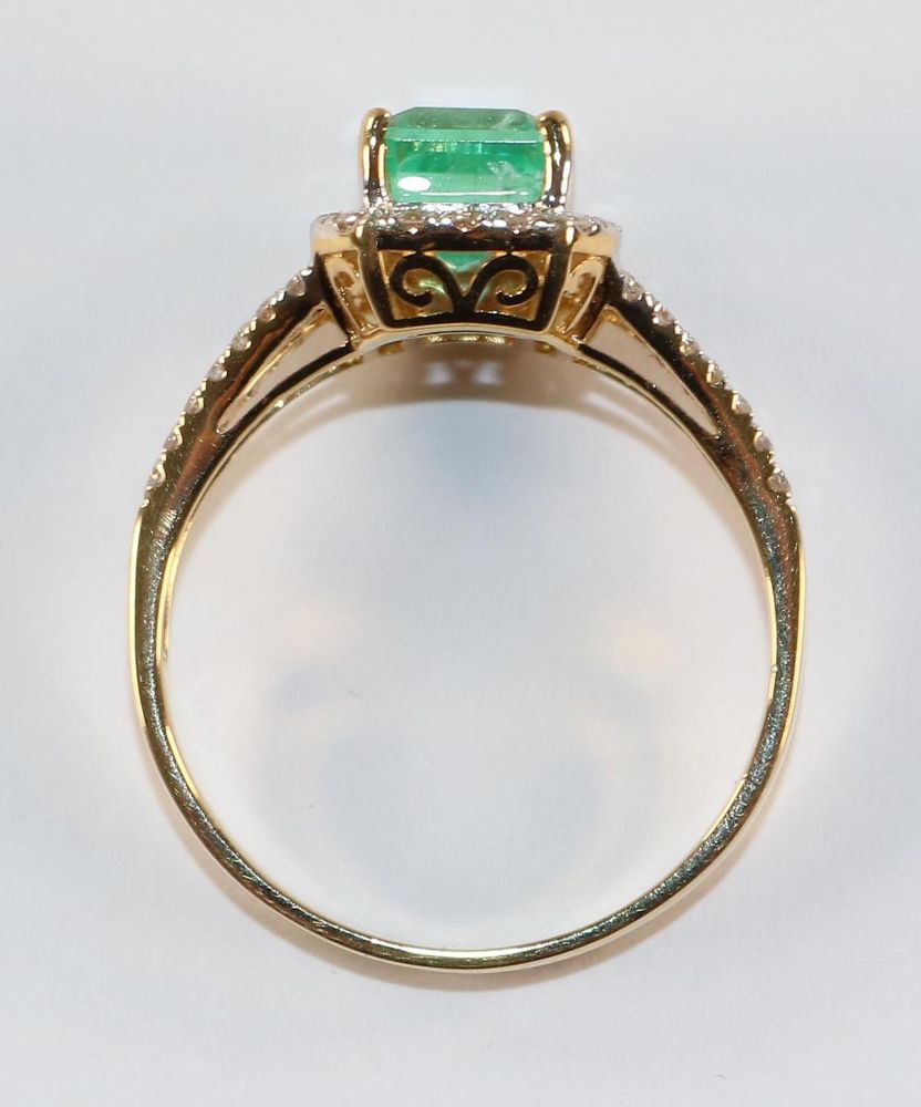 Große Abbildung Nr.3: 128-3048 Smaragd-Ring.: (Schmuck, Ringe)