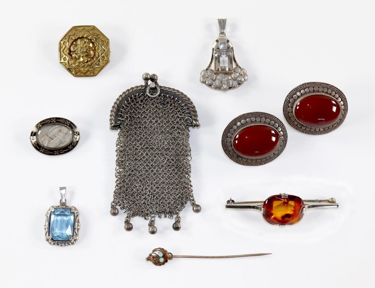 Große Abbildung Nr.1: 128-3062 Antik- u. Silberschmuck.: (Schmuck, Sammlungen)