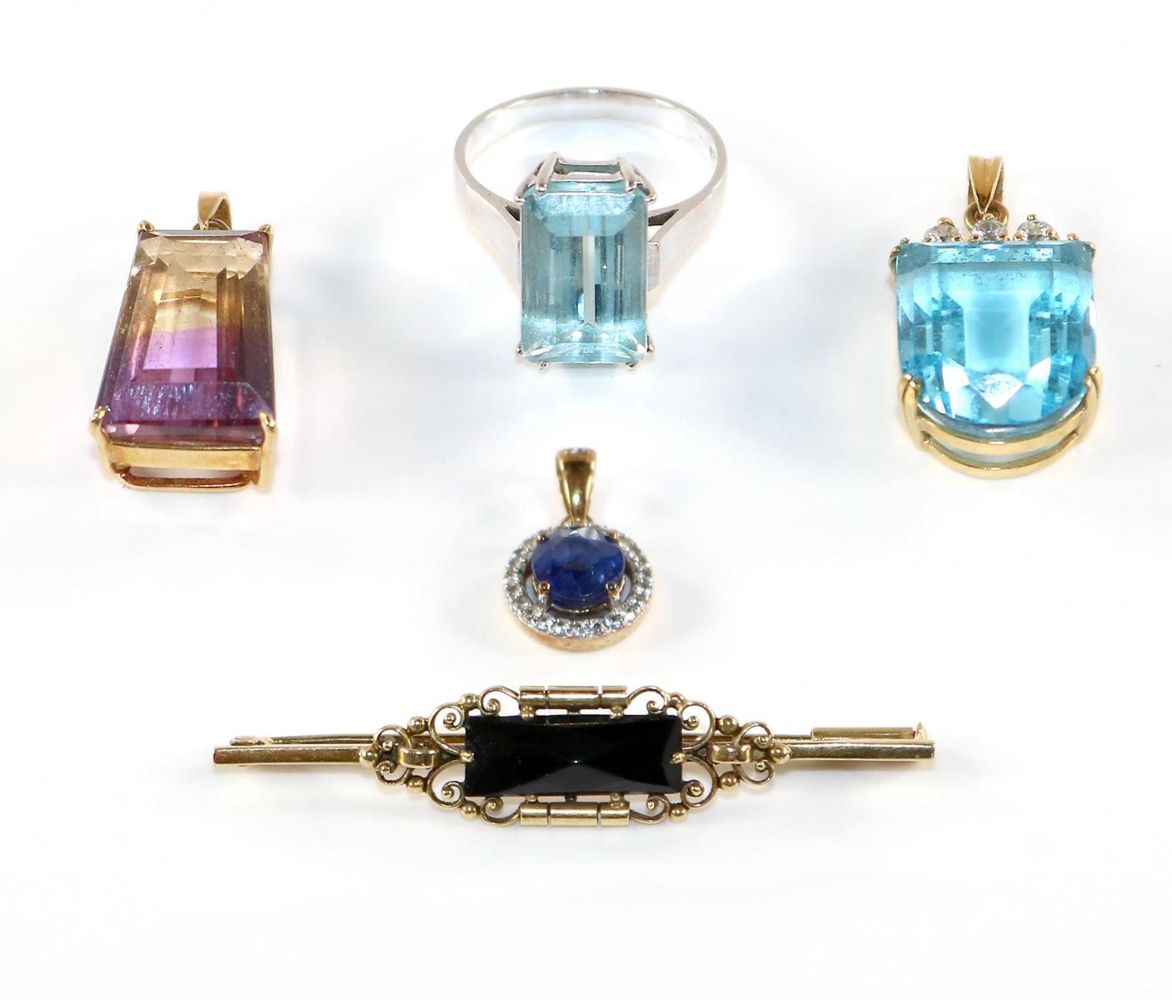 Große Abbildung Nr.2: 128-3068 Kleines Lot Goldschmuck.: (Schmuck, Sammlungen)