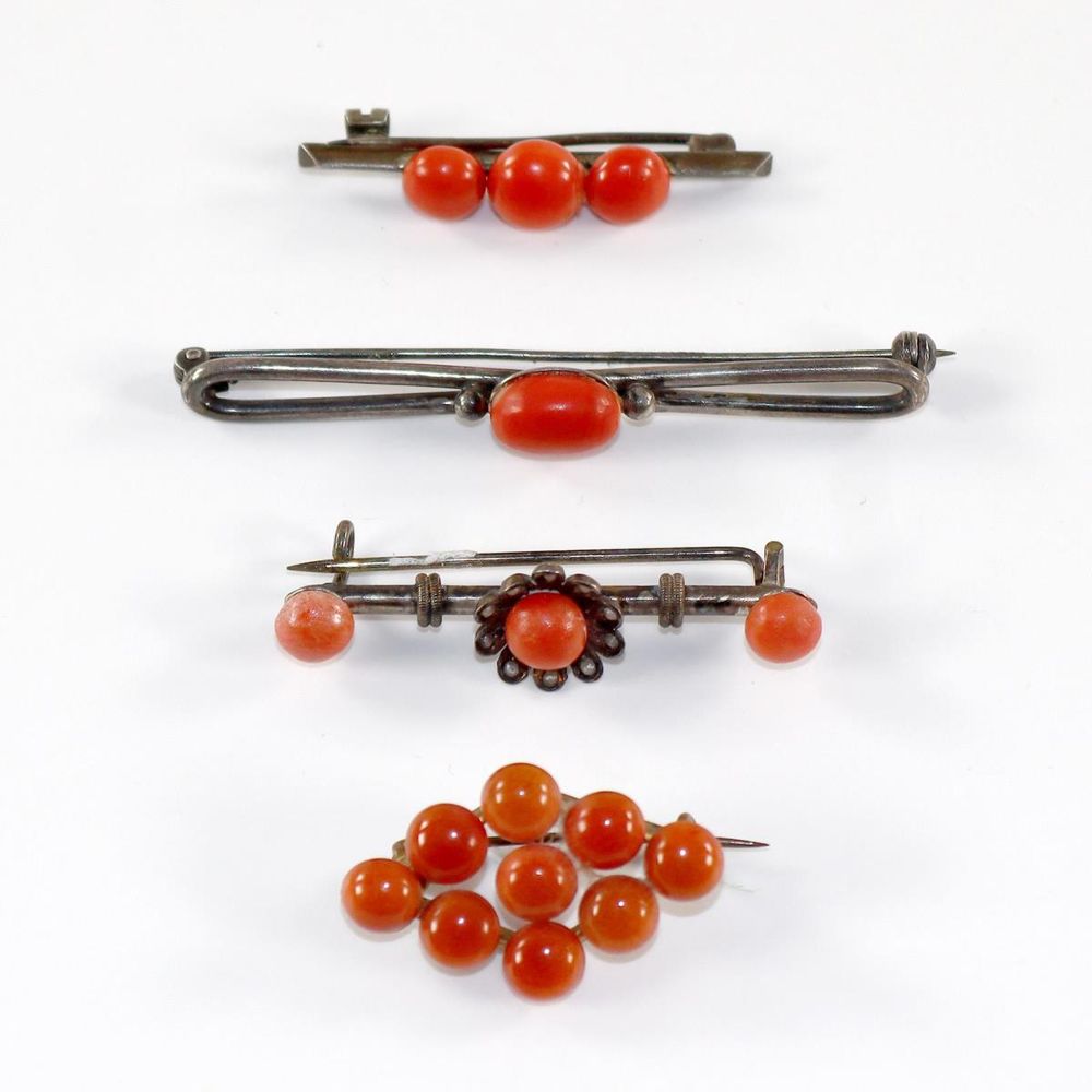 Große Abbildung Nr.1: 128-3069 Korallenschmuck: (Schmuck, Sammlungen)