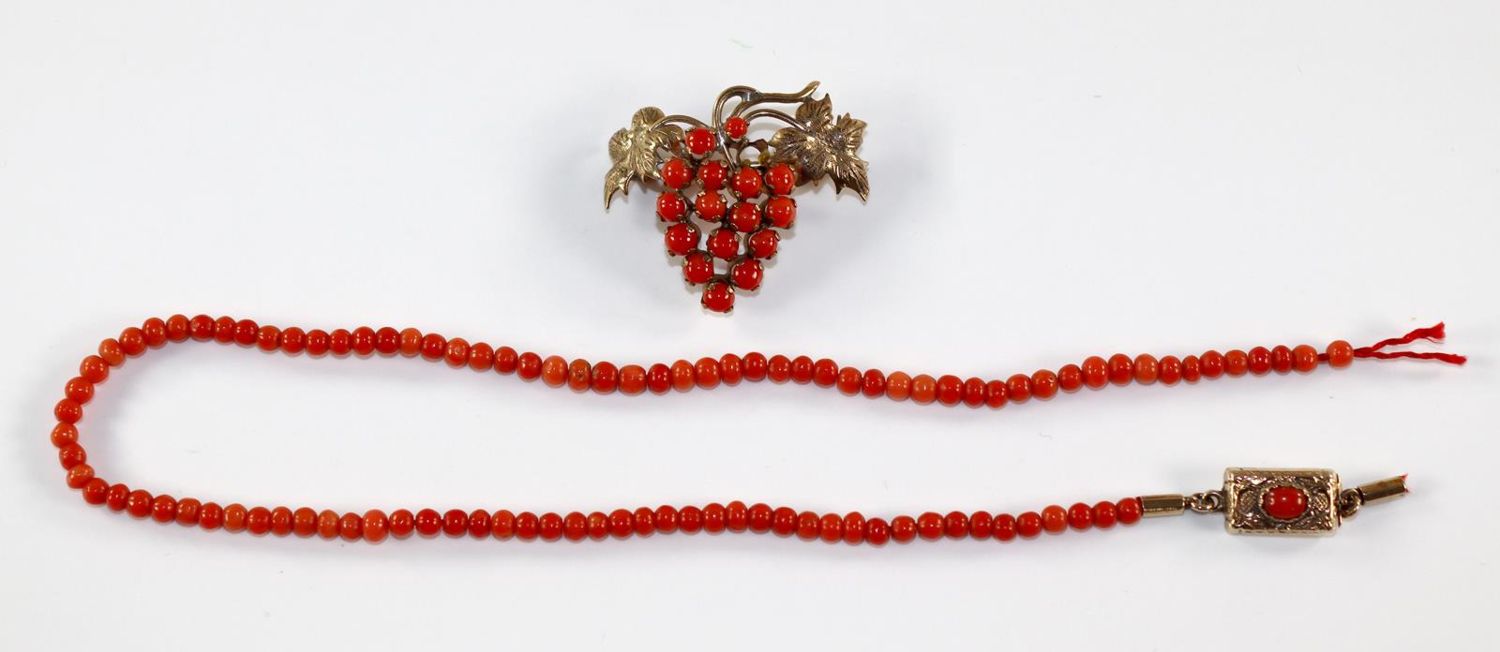 Große Abbildung Nr.2: 128-3069 Korallenschmuck: (Schmuck, Sammlungen)