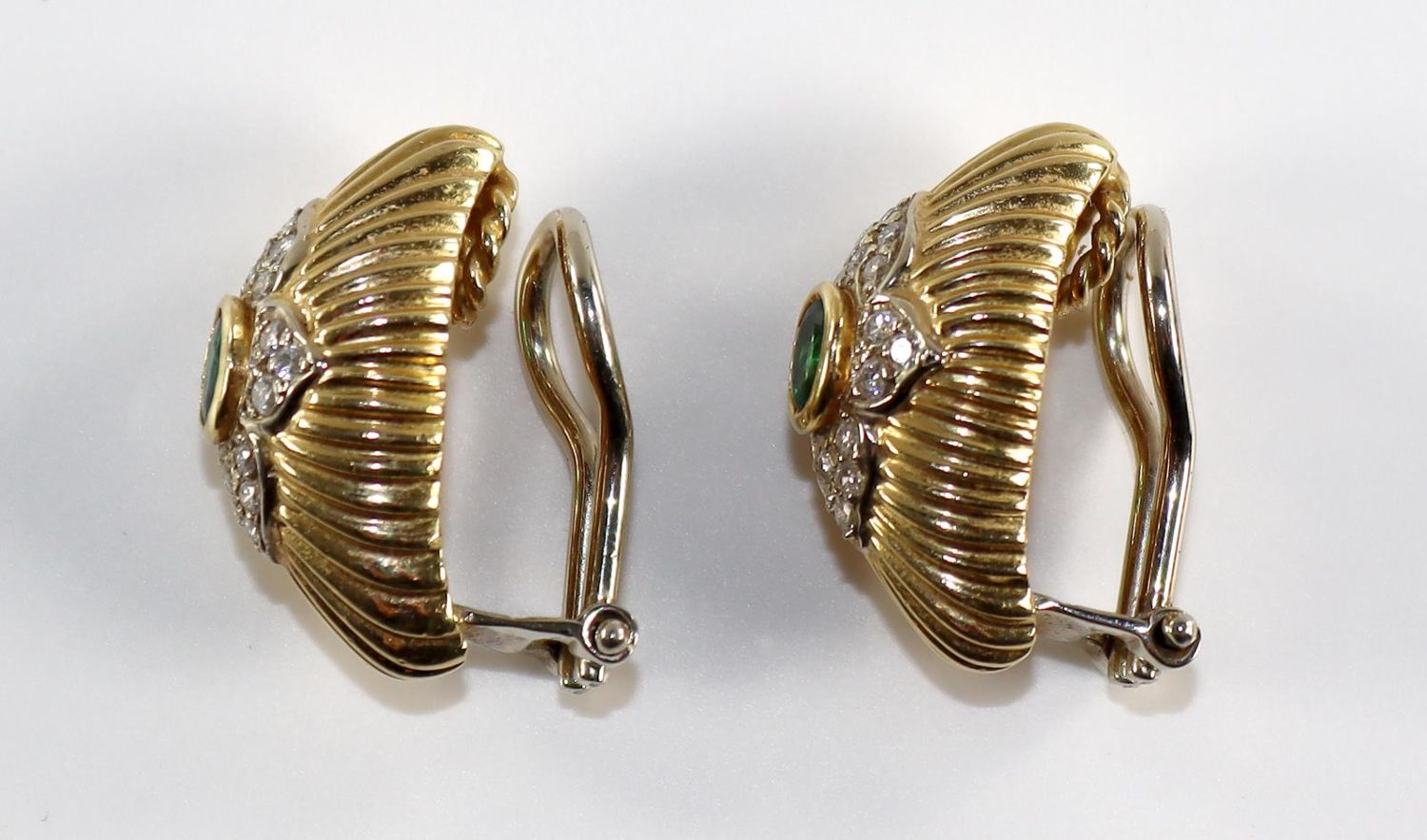 Große Abbildung Nr.6: 128-3082 Smaragdset 750 GG: (Schmuck)
