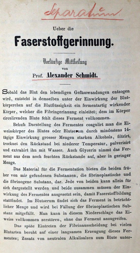 Große Abbildung Nr.1: 128-31 Hämatologie.: (Aus der Sammlung Professor Dr.Dr.Johannes Büttner Teil 1)