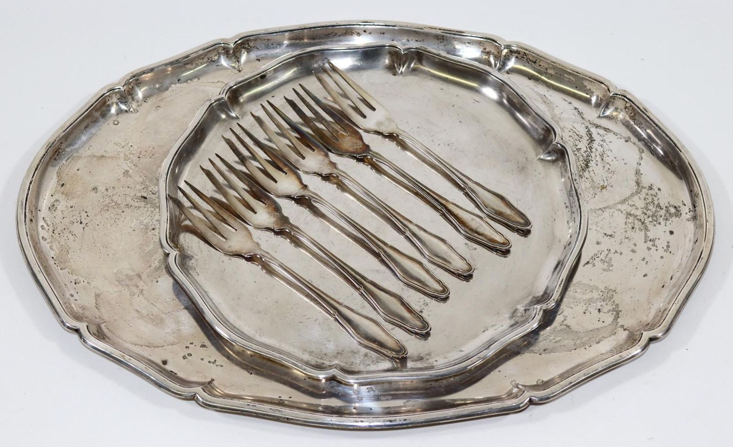 Große Abbildung Nr.1: 128-3129 Silber u. Versilbertes.: (Silber)